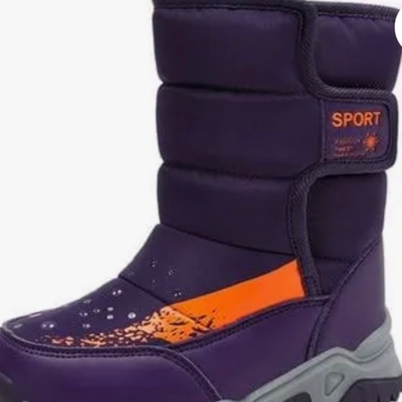 Redarer Kids Thermal Cotton Waterproof Snow Boots - Picture 4 of 5